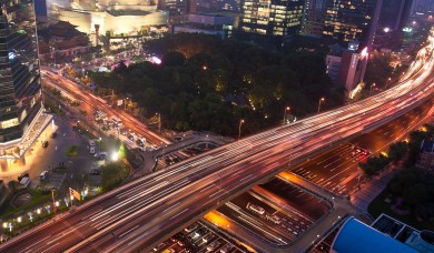 Jing’an Park @ dusk